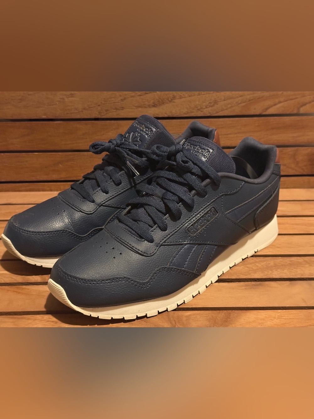 REEBOK CL Harman Run Men’s Blue White Running Sneakers Shoes